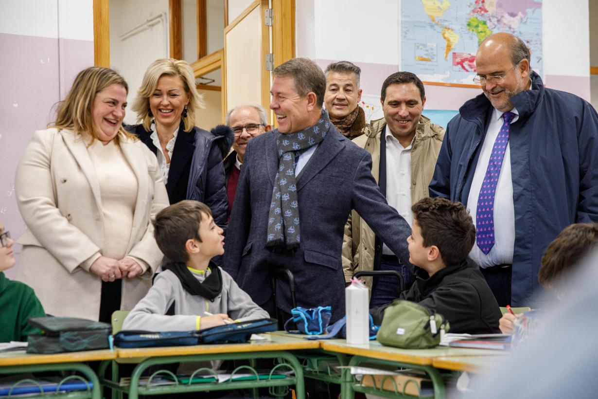 García-Page anuncia que en 2025 un total de 83 escuelas infantiles abrirán sus puertas, o ampliarán el número de plazas, en la Comunidad Autónoma