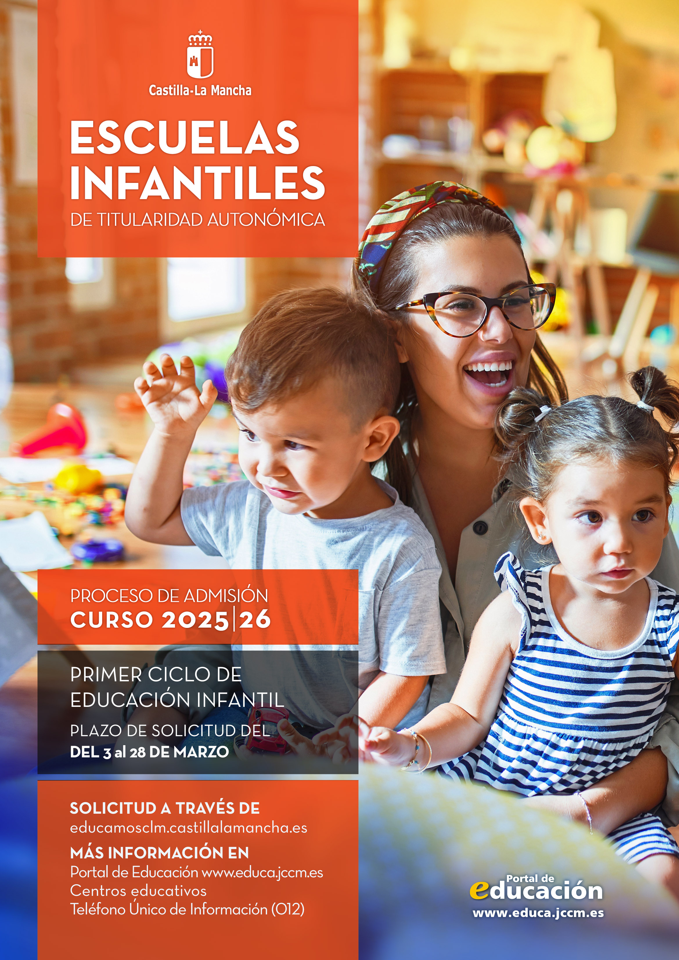 Cartel Admisión Escuelas Infantiles 2025/2026