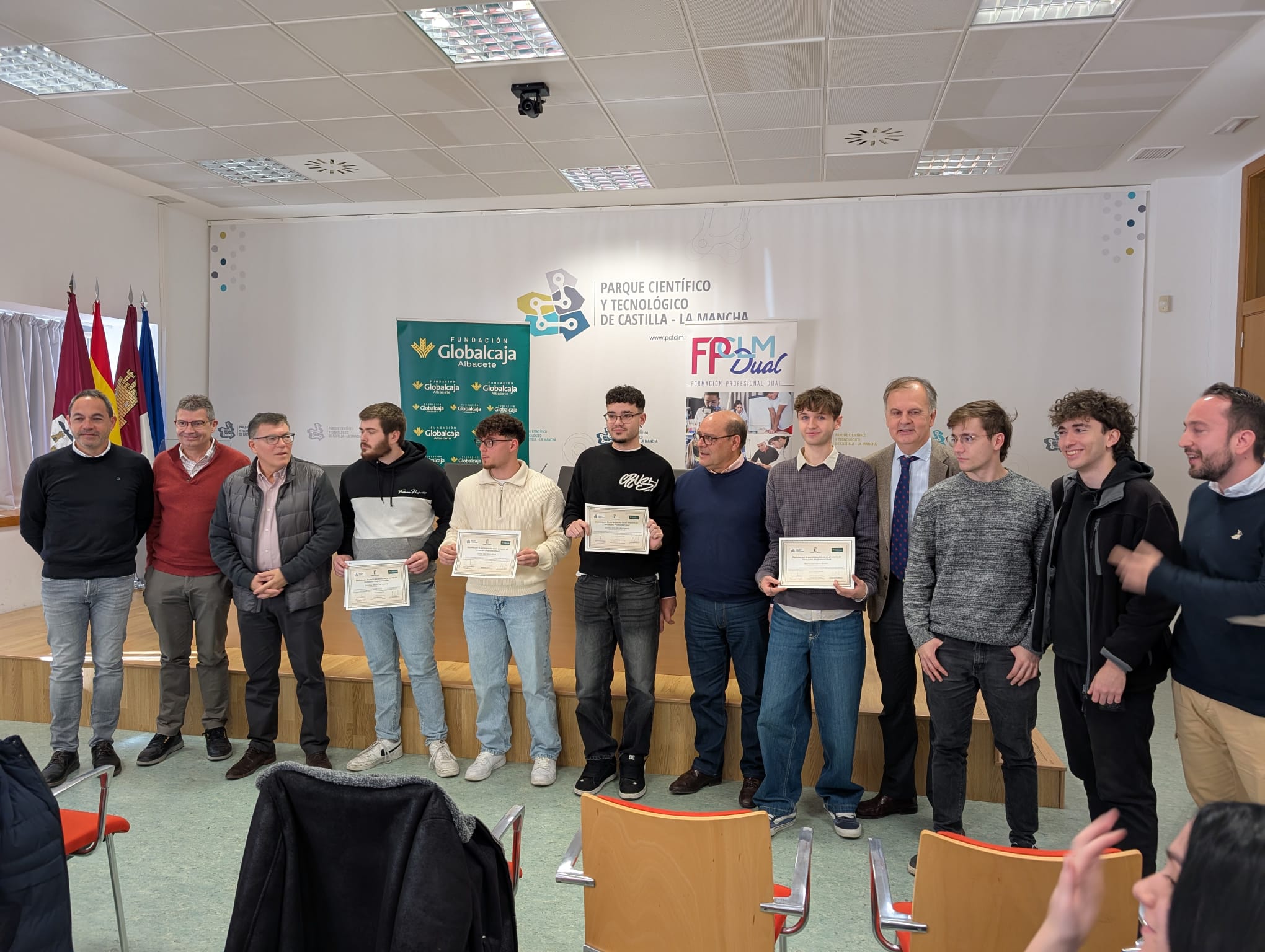 Clausura de la quinta Edición del Proyecto Dualtec en el Parque Científico y Tecnológico de Castilla-La Mancha