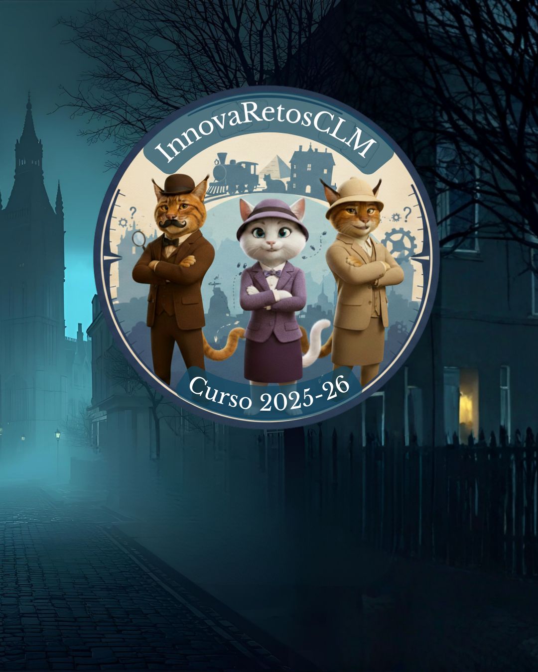 Innova retos- Portada con ilustraciones