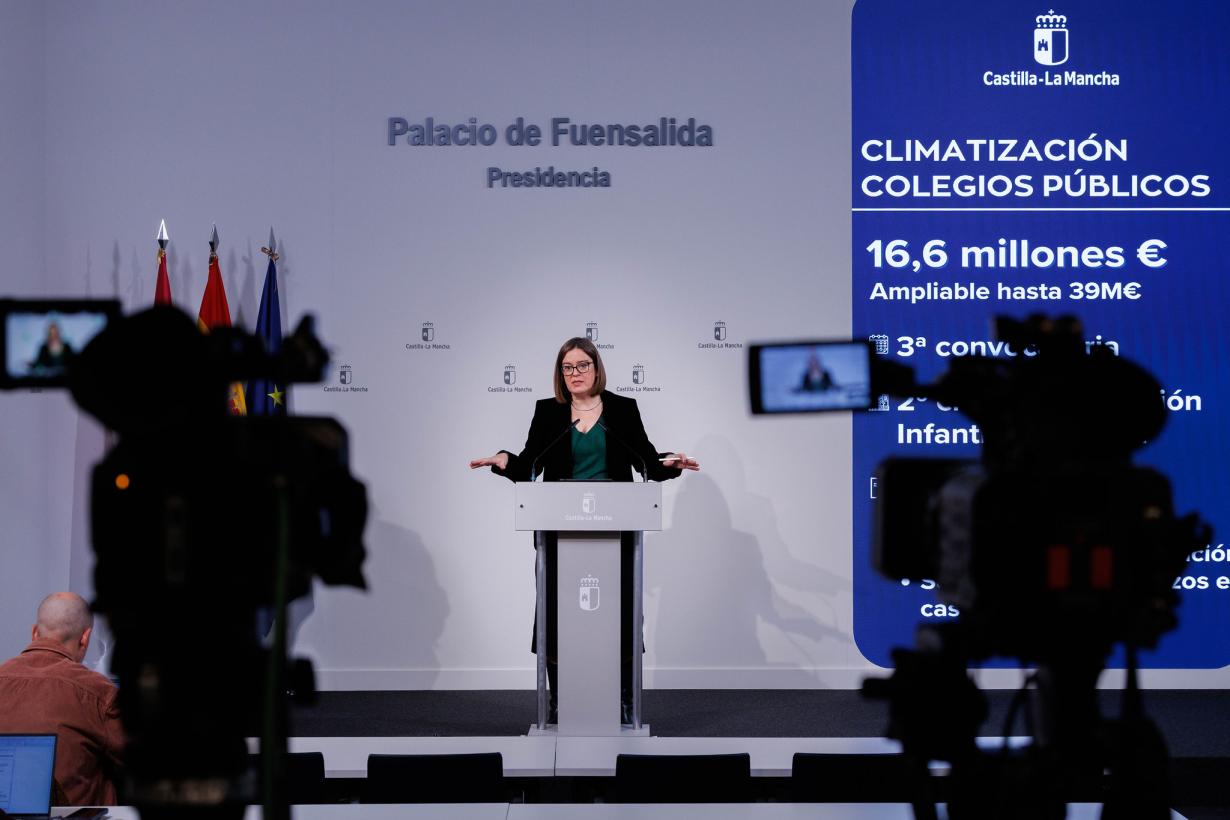 El Gobierno regional modifica la orden de bases de las ayudas para la climatización de los colegios y saca una nueva convocatoria con 16,6 millones d