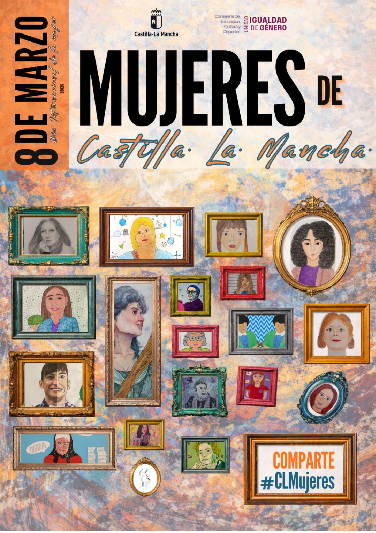 Cartel Mujeres de Castilla-La Mancha 8M 2026