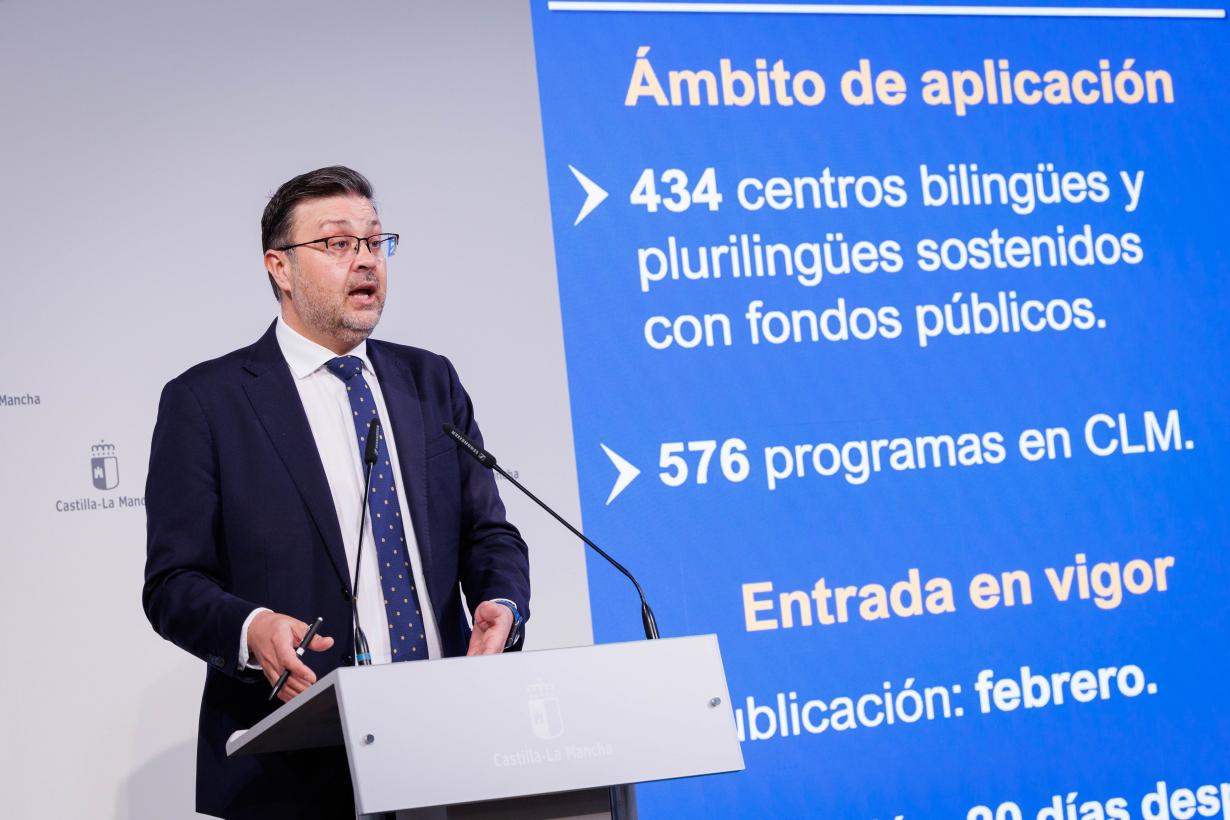 El Gobierno regional da el visto bueno al decreto para los programas bilingües y plurilingües en las etapas educativas no universitarias