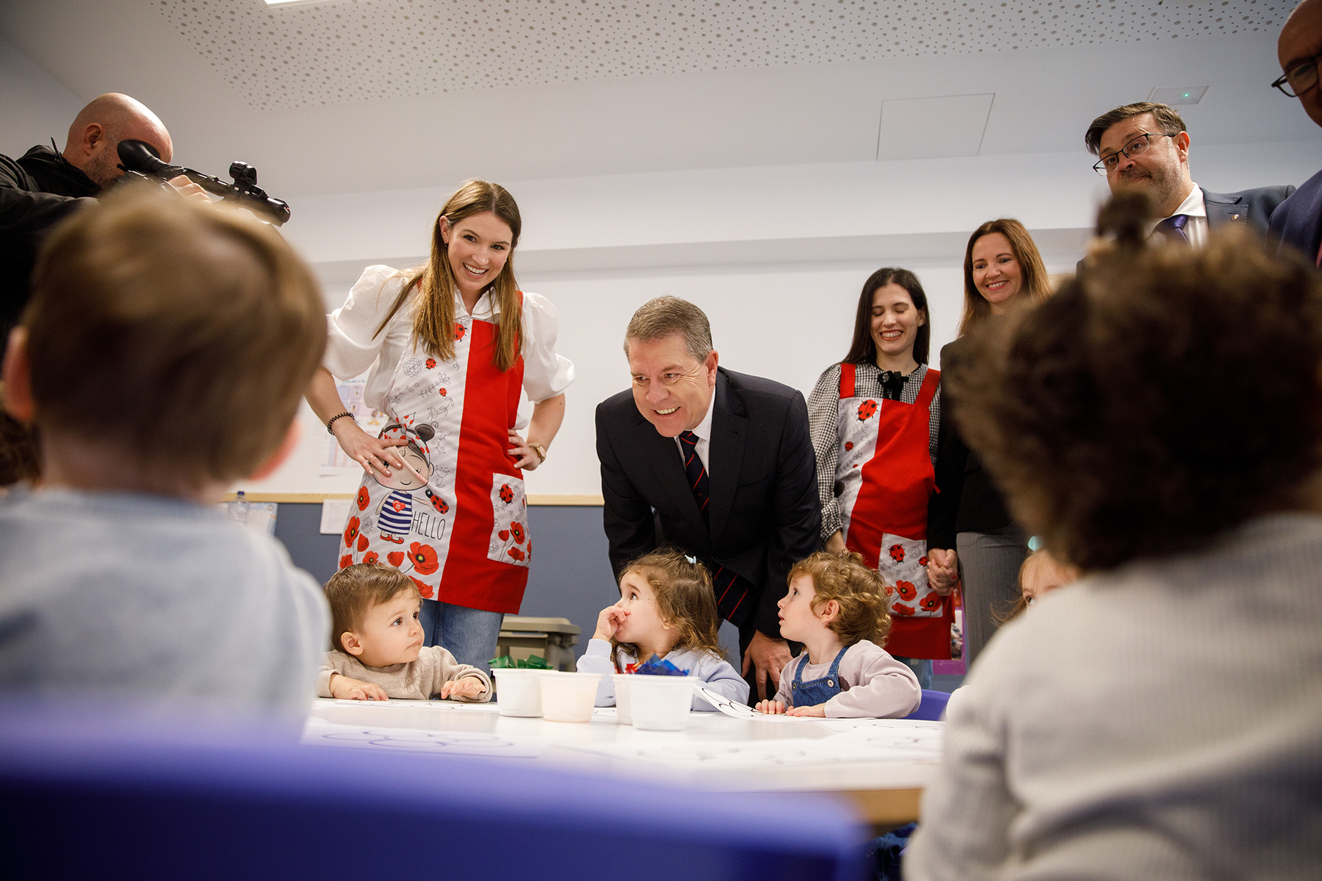 El presidente de Castilla-La Mancha ha inaugurado la Escuela Infantil Municipal ‘Los Olmos’, ubicada en la localidad de la Felipa (Albacete)