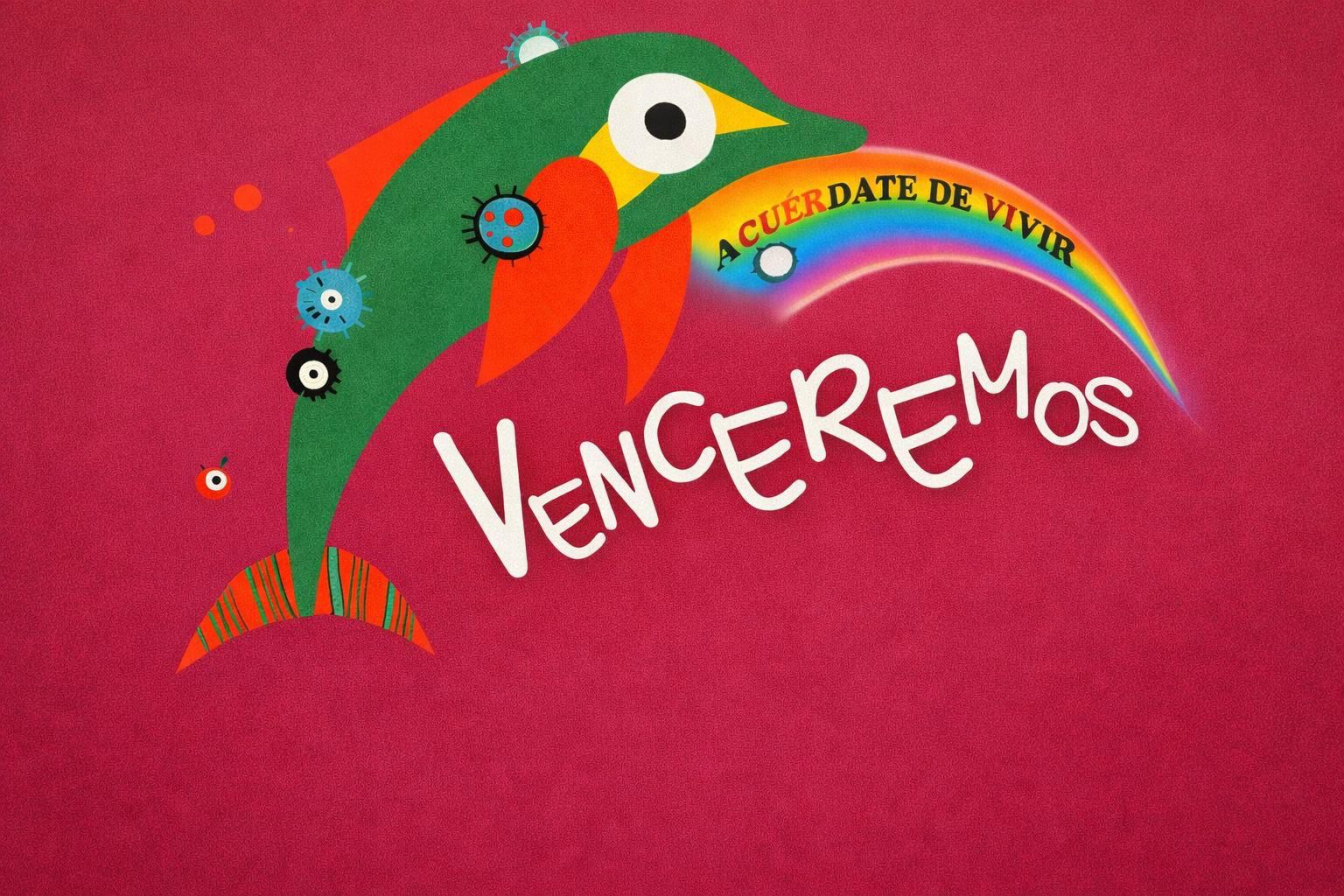 Logo &amp;quot;Venceremos&amp;quot;. Acuérdate de vivir.