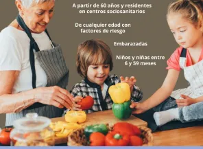 Campaña de vacunación contra la gripe (6 meses-5 años) 2024/2025