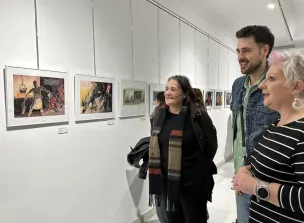 El Gobierno regional inaugura la exposición “Arte y Libro” con obras del alumnado del Brianda de Mendoza y la Escuela de Arte