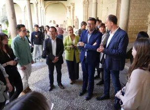 El Gobierno regional, la ONCE y el IES ‘Alfonso X’ colaboran en la mejora de la accesibilidad de la exposición ‘Tesoros. Museo de Santa Cruz’