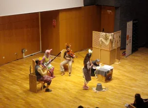 Los alumnos y alumnas de Cuenca participan en un concierto pedagógico en la Semana de Música Religiosa