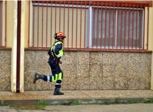 Simulacro formativo junto a los servicios de emergencia