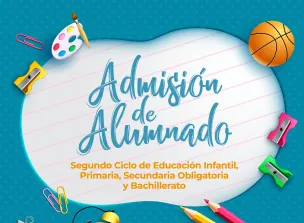 Cartel de admisión de alumnado 2026/2027