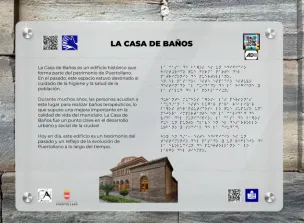 Cartelería ejemplificación La Casa de Baños