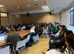 IES Liceo Caracense en la oficina del Parlamento Europeo en Madrid