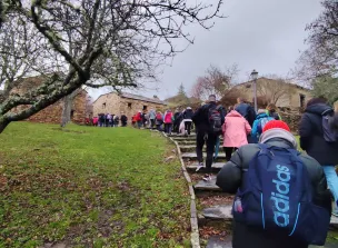 Ruta por Umbralejo practicando idiomas, aprender caminando