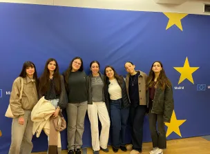 Visita a la Oficina del Parlamento Europeo en Madrid- IES Liceo Caracense