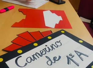 Cartel Camerino de primero A.