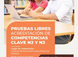 Cartel de las pruebas