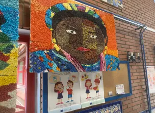 Murales de mujeres defensoras de los Derechos Humanos