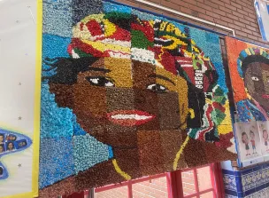Murales de mujeres defensoras de los Derechos Humanos