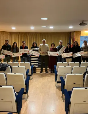 Entrega placas proyectos escolares saludables