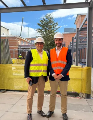 El Gobierno regional destaca el buen ritmo de las obras del nuevo campus de la Universidad de Alcalá de Henares en Guadalajara