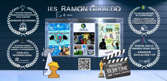 El IES Ramón Giraldo desarrolla el proyecto “Es de cine”