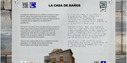 Cartelería ejemplificación La Casa de Baños