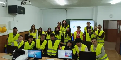 alumnado del proyecto dualiza