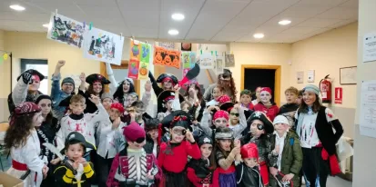 Alumnado participante y rofesorado.