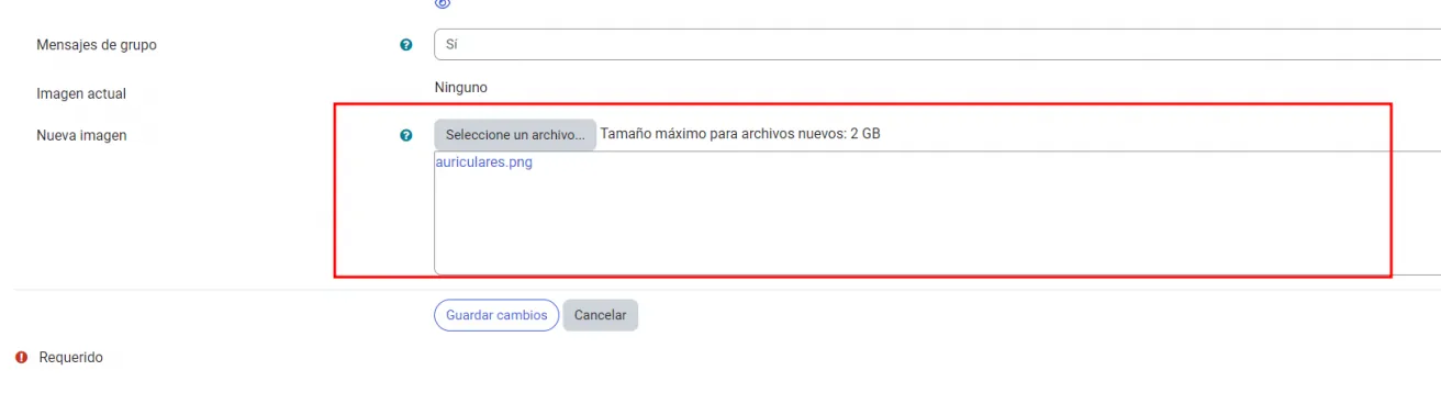 47. Cajón de mensajería: apartado “Grupos” Imagen 3