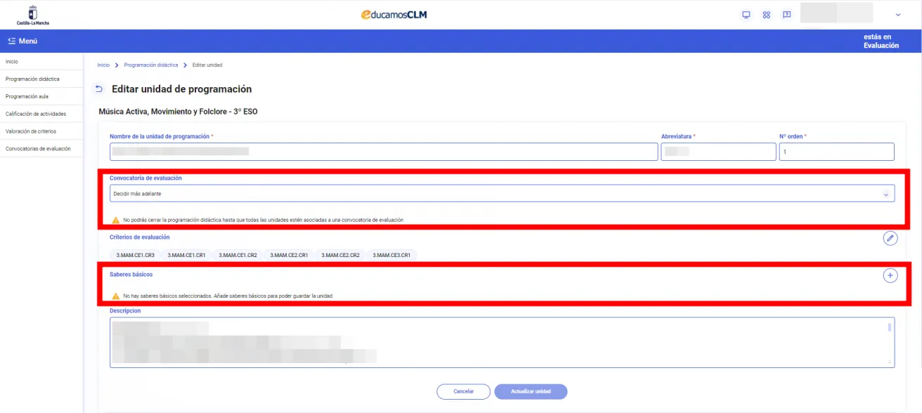 12. ¿Cómo diseño una programación didáctica a partir de la programación didáctica de otro año? Imagen 2