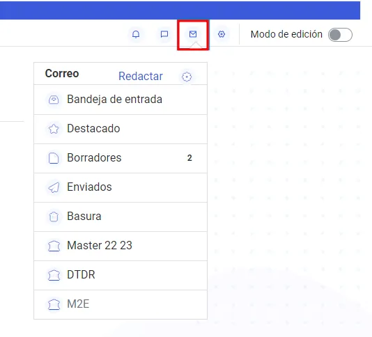 48. Menú de correo Imagen 1