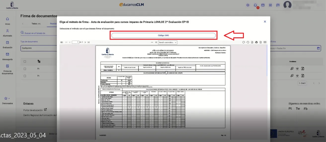 103. ¿Cómo realizo la firma de actas de los grupos a los que pertenezco? Imagen 5