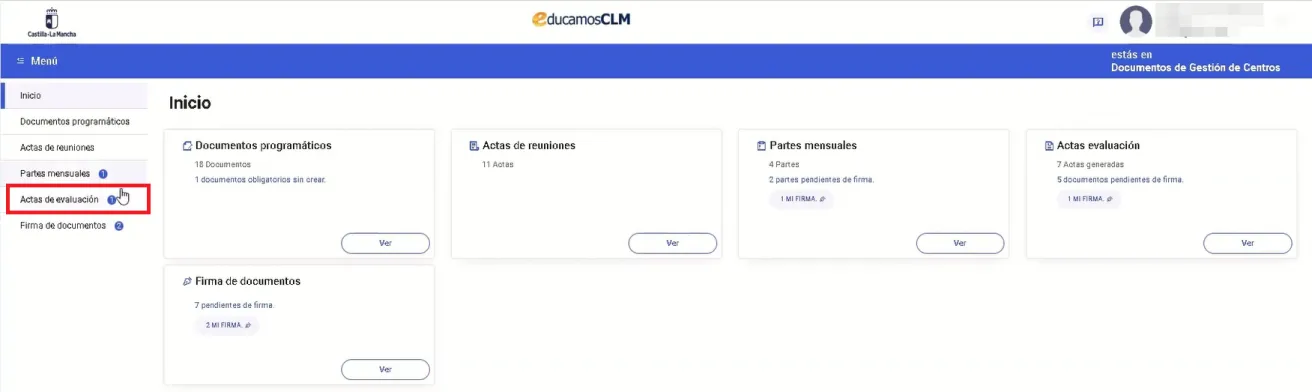 107. ¿Cómo realiza la firma de actas el director o directora? Imagen 1