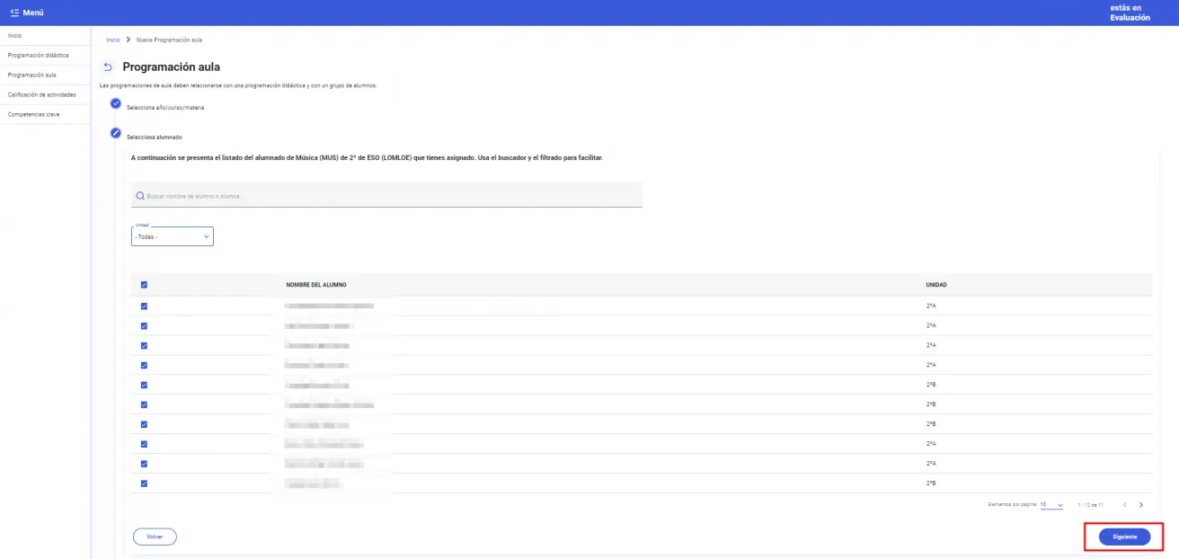 35. ¿Cómo creo la programación de aula? Imagen 4