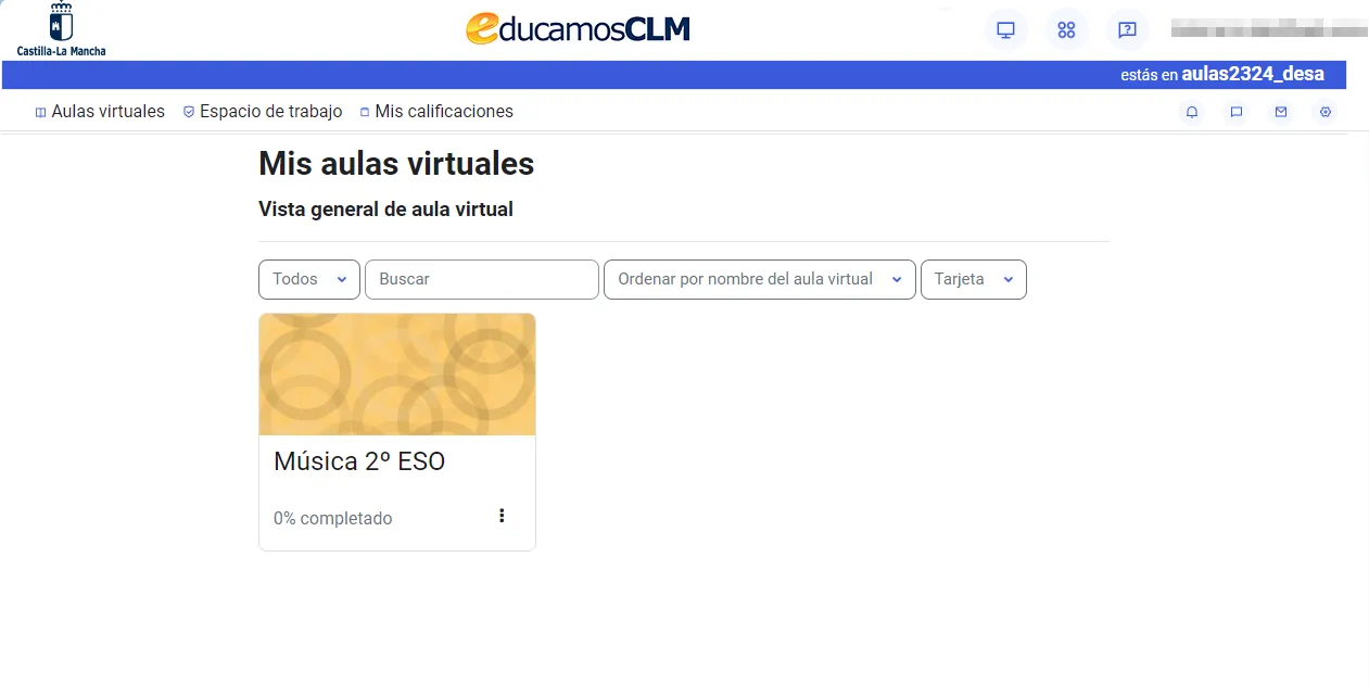 3. ¿Cómo veo mis aulas virtuales? Imagen 1