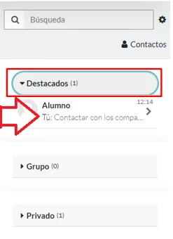 9. Cajón de mensajería: ¿Qué aparece en el apartado “Destacados”? Imagen 2