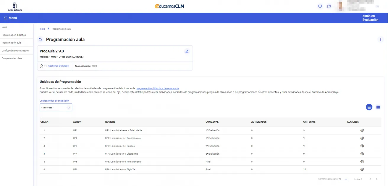 37. ¿Cómo incluyo actividades en las unidades de programación? Imagen 2