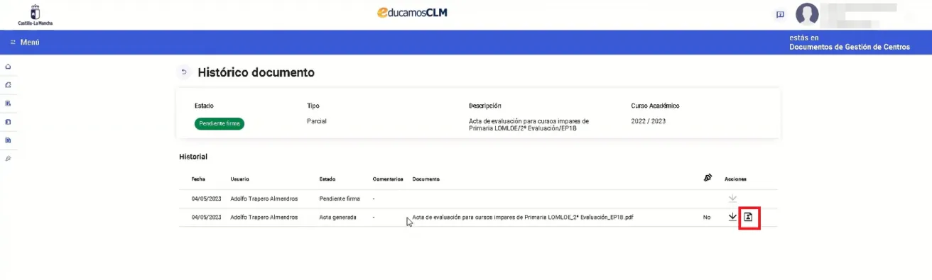 101. ¿Cómo puedo realizar el seguimiento del estado de firmas? Imagen 3