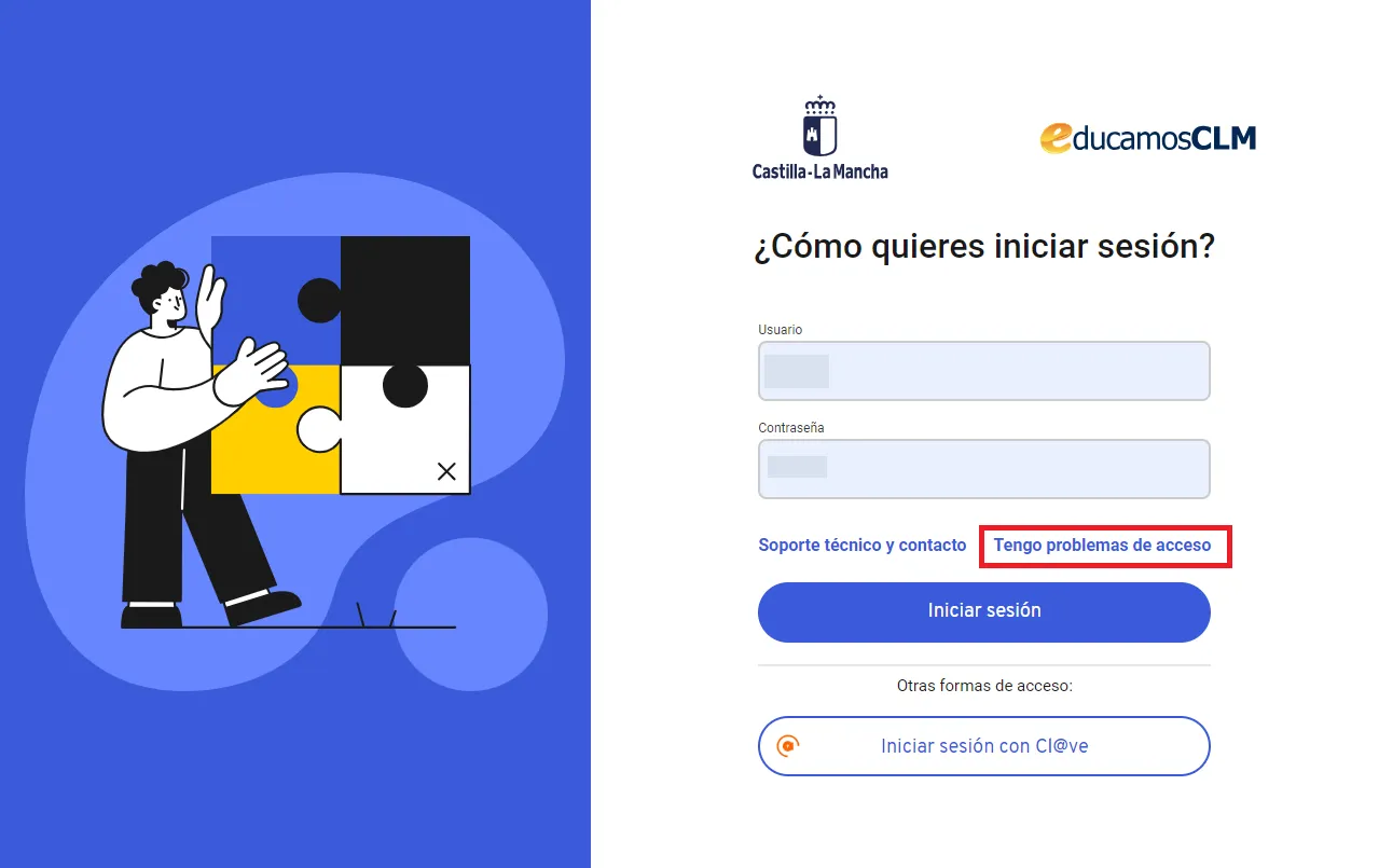 2. ¿Cómo consigo la clave para entrar? Imagen 2