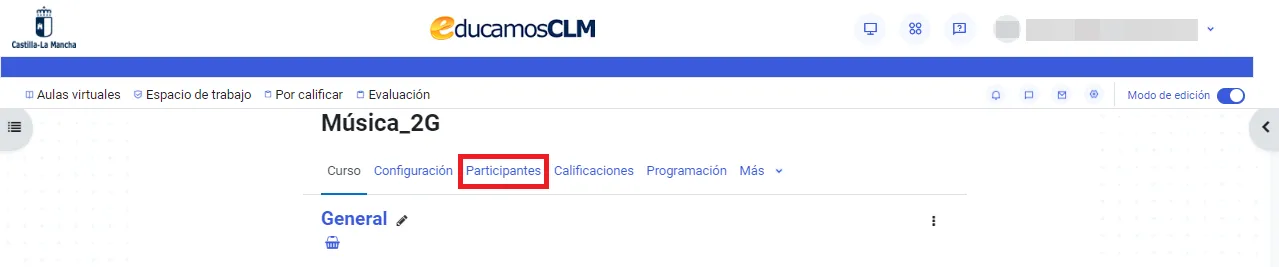 29. ¿Cómo puedo ver quién está matriculado en mi curso? Imagen 1