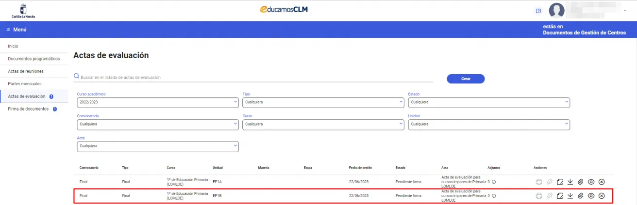 109. ¿Se puede volver a generar un acta? Imagen 2