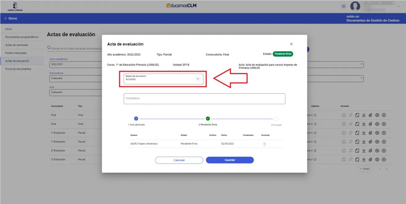 109. ¿Se puede volver a generar un acta? Imagen 4