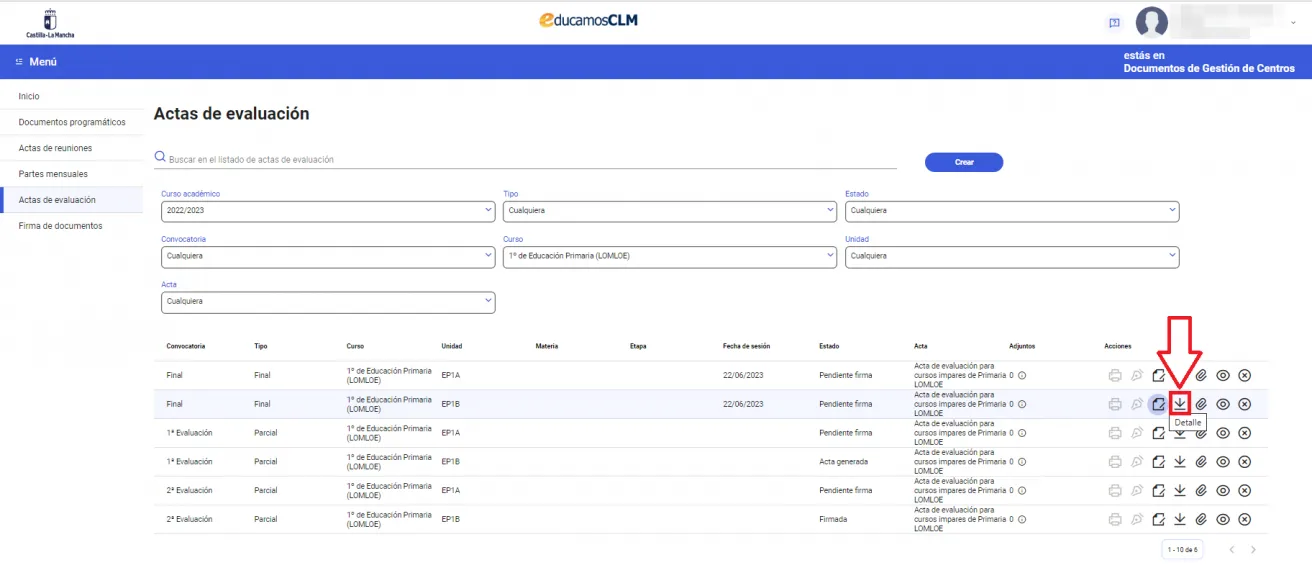 109. ¿Se puede volver a generar un acta? Imagen 3