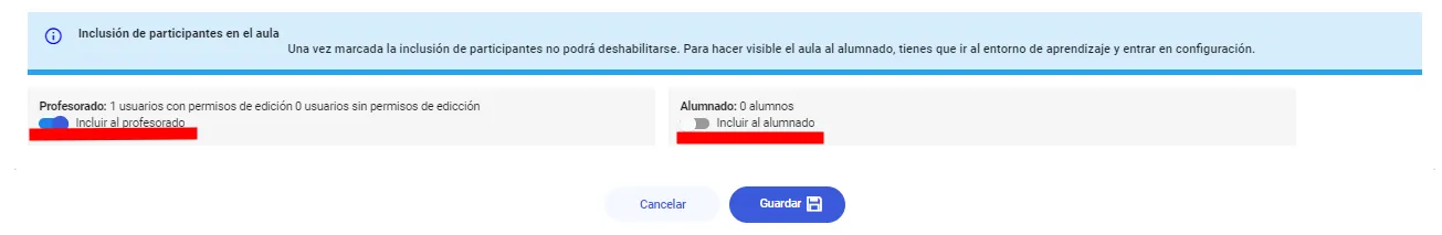23. He creado un aula virtual y necesito gestionar los participantes (añadir y/o eliminar) Imagen 4