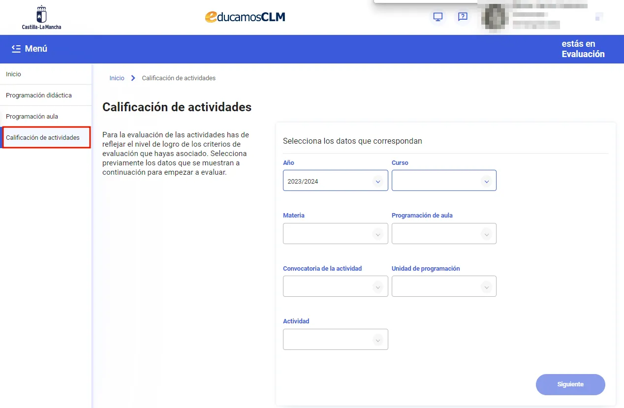 44. ¿Cómo califico las actividades?  Imagen 1