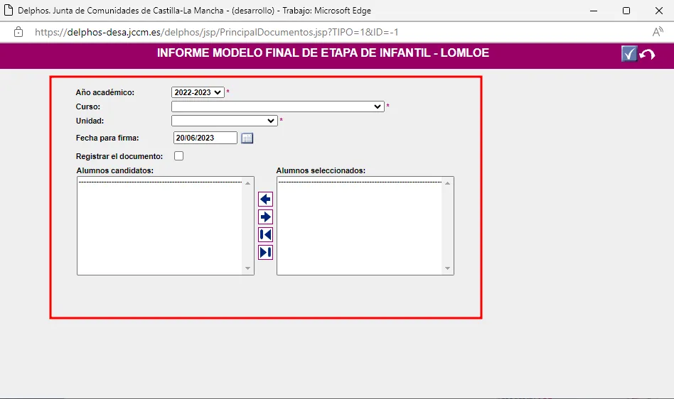 90. ¿Puedo descargarme los informes competenciales de final de ciclo, final de etapa y el consejo orientador desde Gestión Educativa (Delphos)? Con e