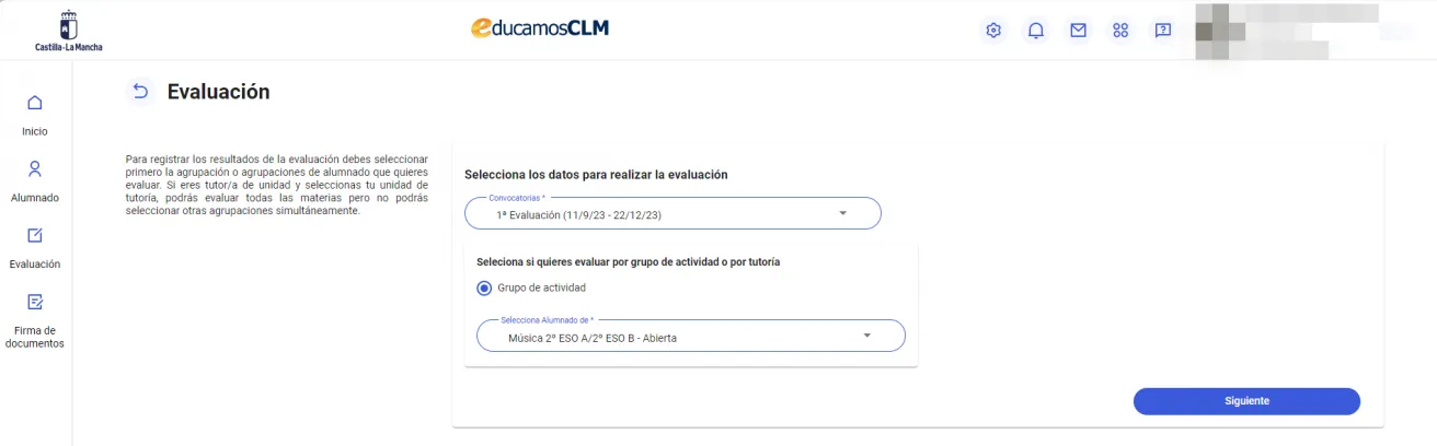 63. ¿Se trasladan directamente los datos del cuaderno de evaluación al acta de evaluación? Imagen 4