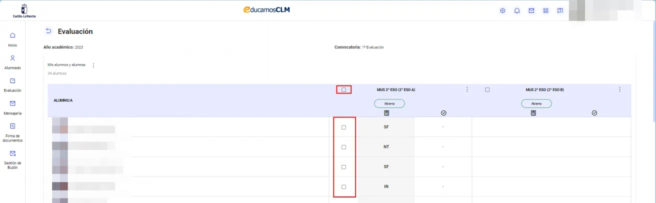 63. ¿Se trasladan directamente los datos del cuaderno de evaluación al acta de evaluación? Imagen 6