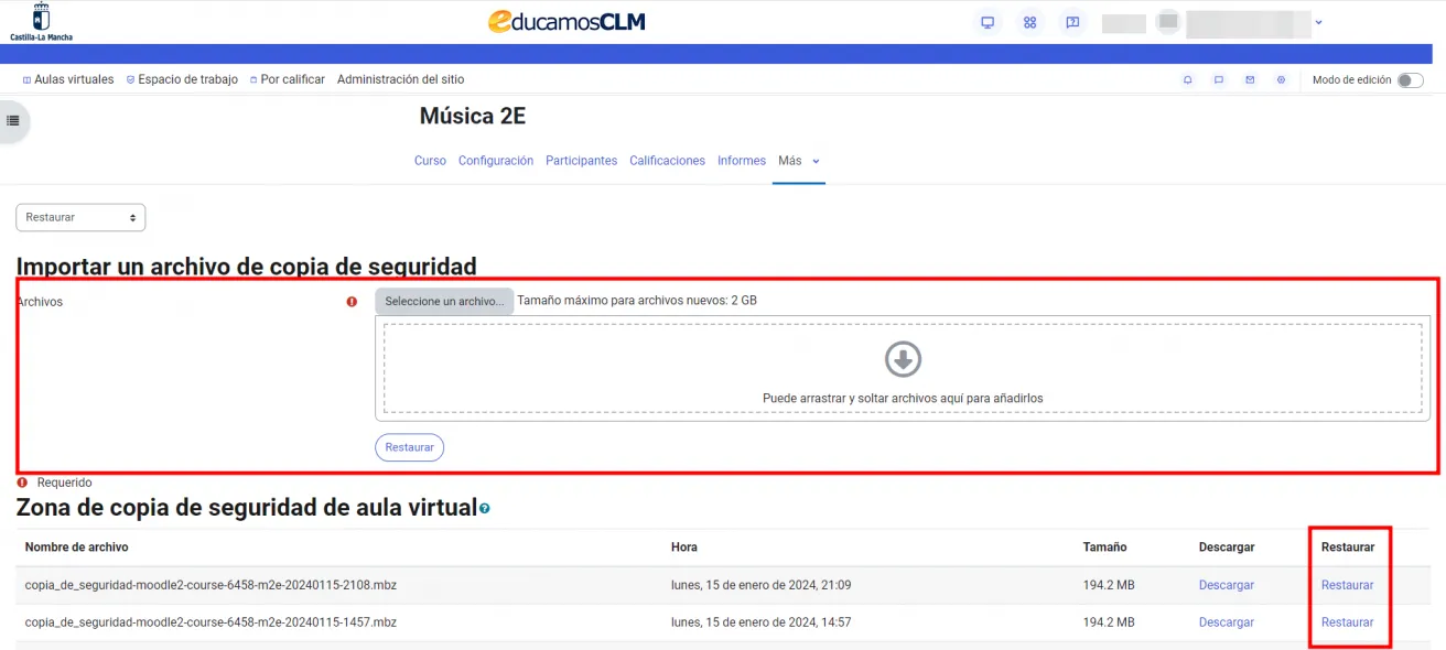 38. ¿Cómo restauro una copia de seguridad? Imagen 3